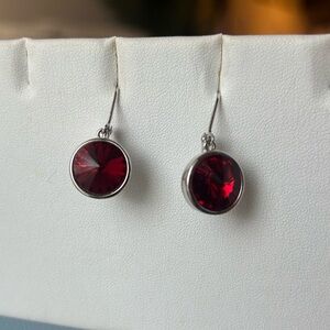 Touchstone crystal by Swarovski Lulu earrings in red